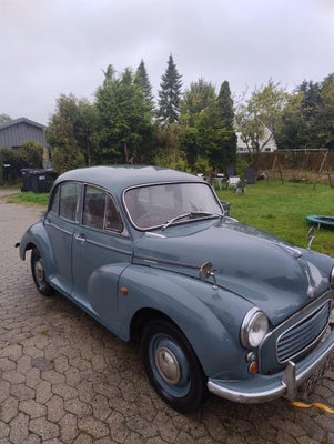 Morris 1000, Benzin, 1957, km 75000, blå, 4-dørs, Morris 1000 4-dørs (sjælden model)  
Registrerings