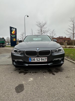 BMW 320d, 2,0 aut., Diesel, aut. 2015, km 187000, grå, nysynet, klimaanlæg, aircondition, ABS, airba