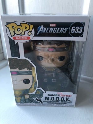 Funko pop MODOK, Marvel, Funko pop MODOK fra Marvel. Har kun stået pynt og kommer fra ikke ryger hje