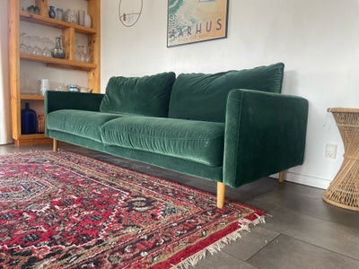 Sofa, velour, 3 pers. , Ikea, 2 stk. 3 personers sofaer i grøn velour 
Rigtig dejlige at side i og p