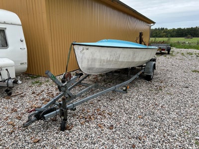 Bådtrailer, Brenderup 750R, lastevne (kg): 500, totalvægt (kg): 750, b: 160 l: 500 h: 70, Bådtrailer
