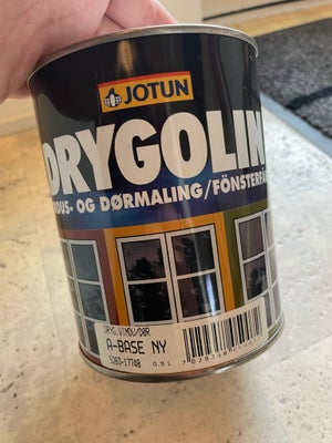 Vindue- og dørmaling oliemaling, Drygolin , 1 liter, ?, Helt ny uåbnet vindue og dør maling 
Olie

K