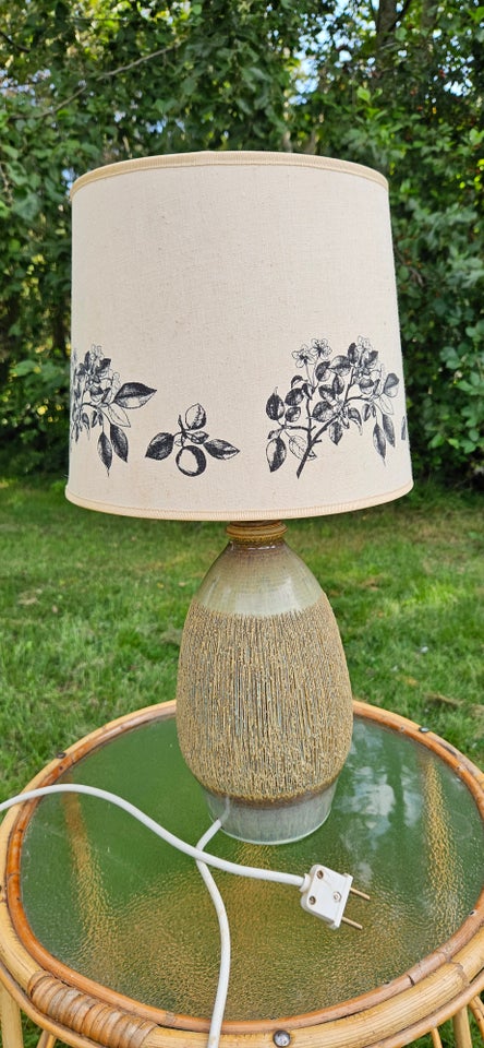 Bordlampe, Keramik, 60 år gl.