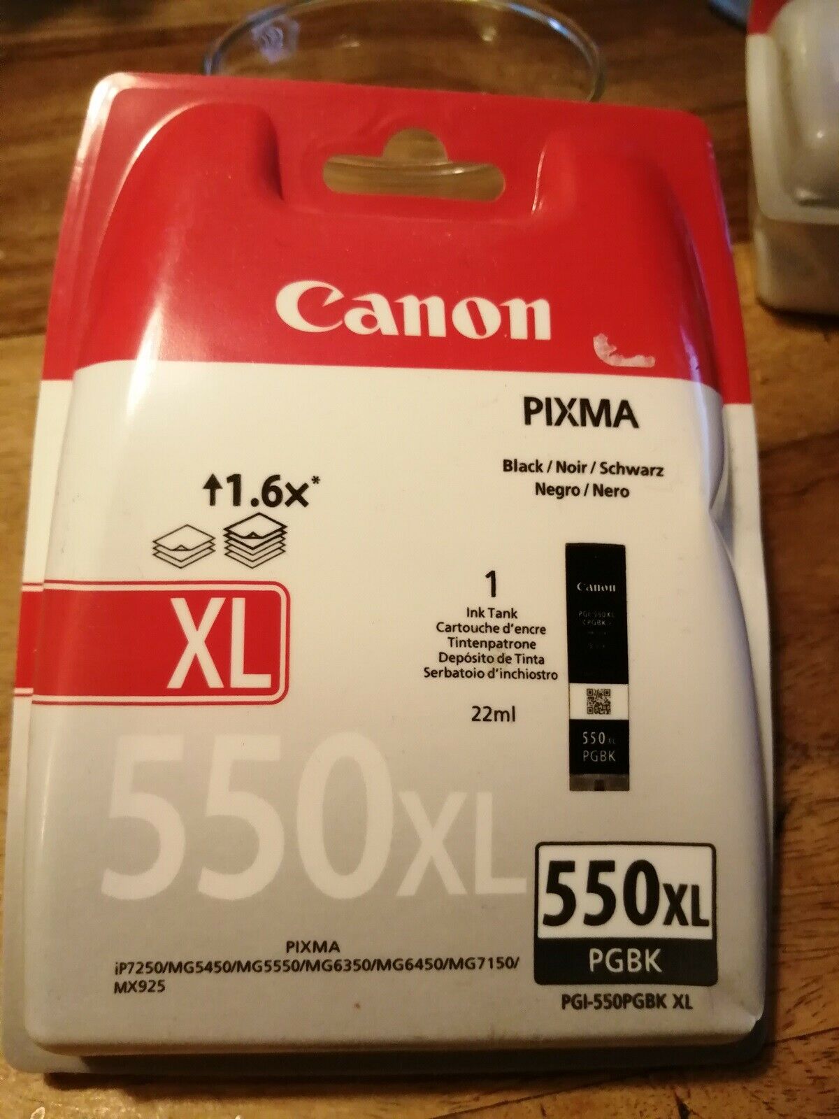 6431B005, PGI550PGBKXL Canon printcartridge black