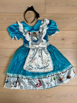 Udklædningstøj, Alice i eventyrland , Disney, Brugt kostume, men fuldt brugbart.
Str. 7-8 år

Kan se