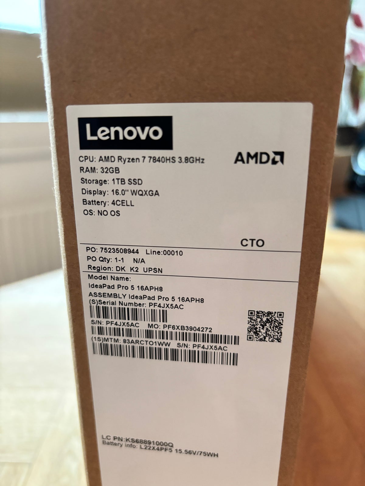 Lenovo Ideapad 5 Pro, 5.1 GHz, 32 GB ram