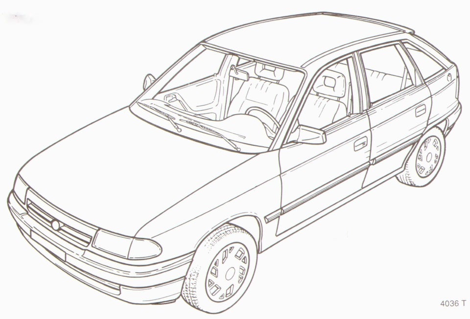 Opel Astra bog