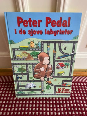 ‘Peter Pedal i de sjove labyrinter’, H. A. Rey, 


Flot, nyt eksemplar af den store Peter Pedal laby