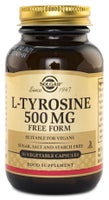 Kosttilskud, L-Tyrosine 500 mg 50 cap fra Solgar