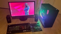 Intel, 144Hz 27” Gaming Setup RGB Fortnite CS, Perfekt