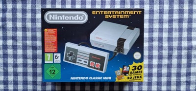 Nintendo NES, Nintendo NES Classic Mini, Perfekt, Helt ny og uåbnet Nintendo Classic Mini spillemask