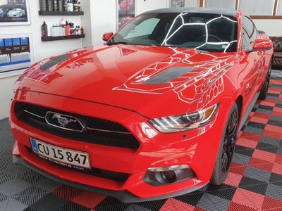 Ford Mustang, 5,0 V8 GT Fastback aut., Benzin, aut. 2015, km 60000, rød, klimaanlæg, aircondition, A