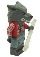 Lego Minifigures, Varulv, vampyr, monstre og andre specielle figurer:

col211 Wolf Guy inkl. kødben 