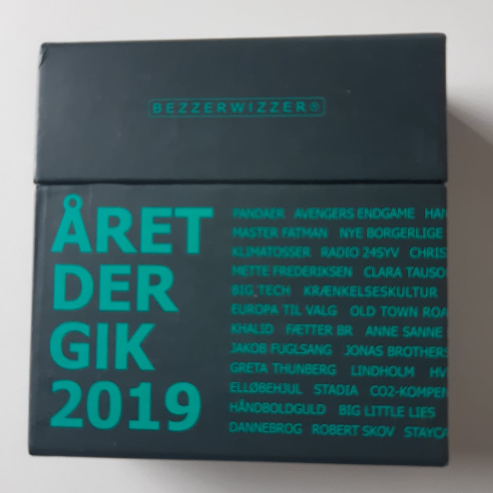 ÅRET DER GIK 2019, quizspil