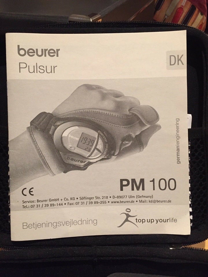 Løbeur, pulsur, Beurer PM 100