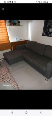 Chaiselong, polyester, 3 pers., Super fin lille sofa til den mindra lejlighed
Mm
Den sælges for min 