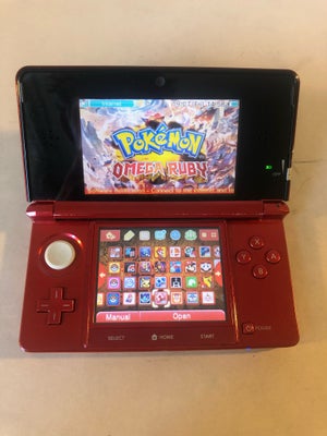 Nintendo 3DS , spillekonsol, God, Nintendo 3ds - Rød

Refurbised pris 1600-1700,-  sælges så vidt je