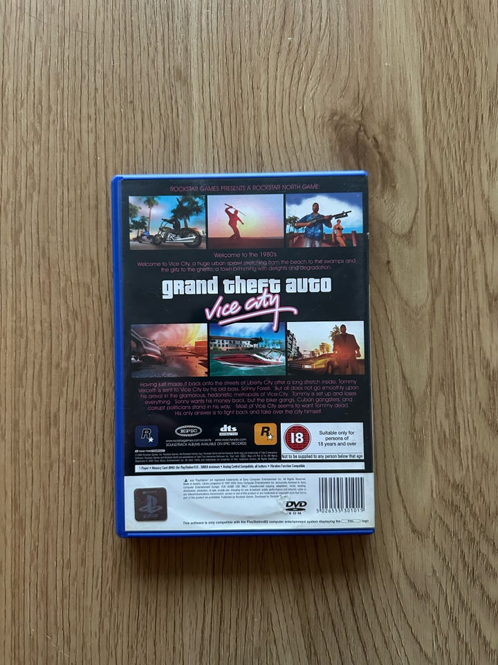 Grand Theft Auto Vice City, PS2