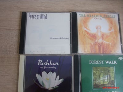 Pushkar mfl.: Forest Walk, new age, 4 CD 'er som sælges samlet 