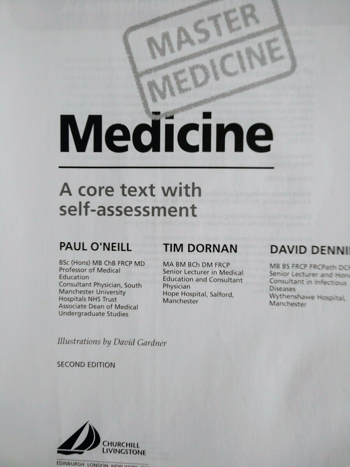 Master Medicine - Medicine, Paul O'Neill m.fl.