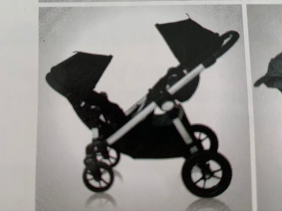 Kombivogn, tvillinge-, Baby Jogger City select