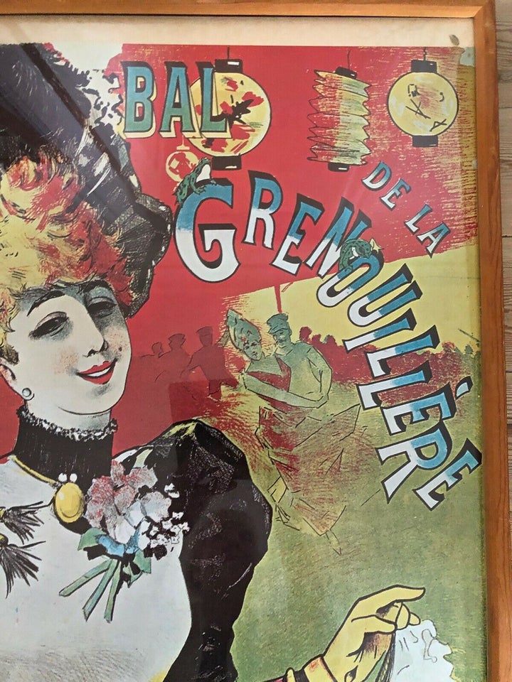 Plakat, motiv: Bal de la Grenoville, b: 62 h: 81,5