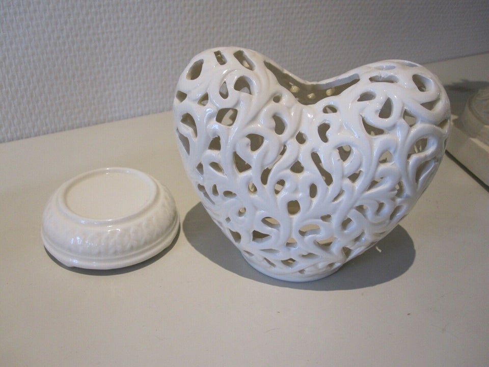 Porcelæn, Lysestage og krukke, Villa Collection