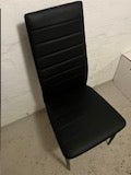 Spisebordsstol, Kunst læder, Jysk, 10 stk flotte spisebord stole fra Jysk i sort kunst læder er som 
