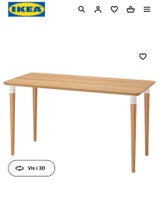 Skrivebord, IKEA, b: 140 d: 65 h: 73