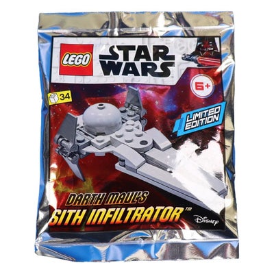 Lego andet, (2020) - KLEGO8_912058 Lego Star Wars, Darth Maul's Sith Infiltrator - Lego Polybag, Foi