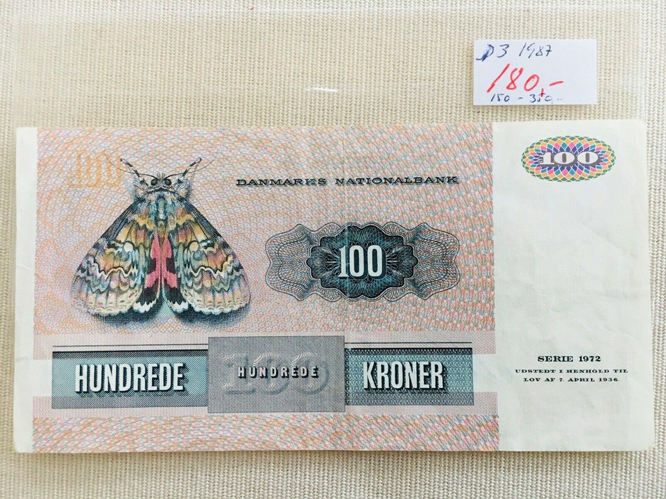 Danmark, sedler, 100