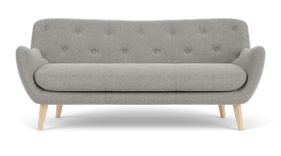 Sofa, uld, 3 pers. , Sofakompagniet, Herman sofa, Andie Light Grey (Model: 752-003-042), god men bru