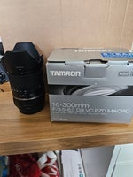 Teleobjektiv, Tamron, 16-300mm f3.5-6.3 Dii VC PZD Macro