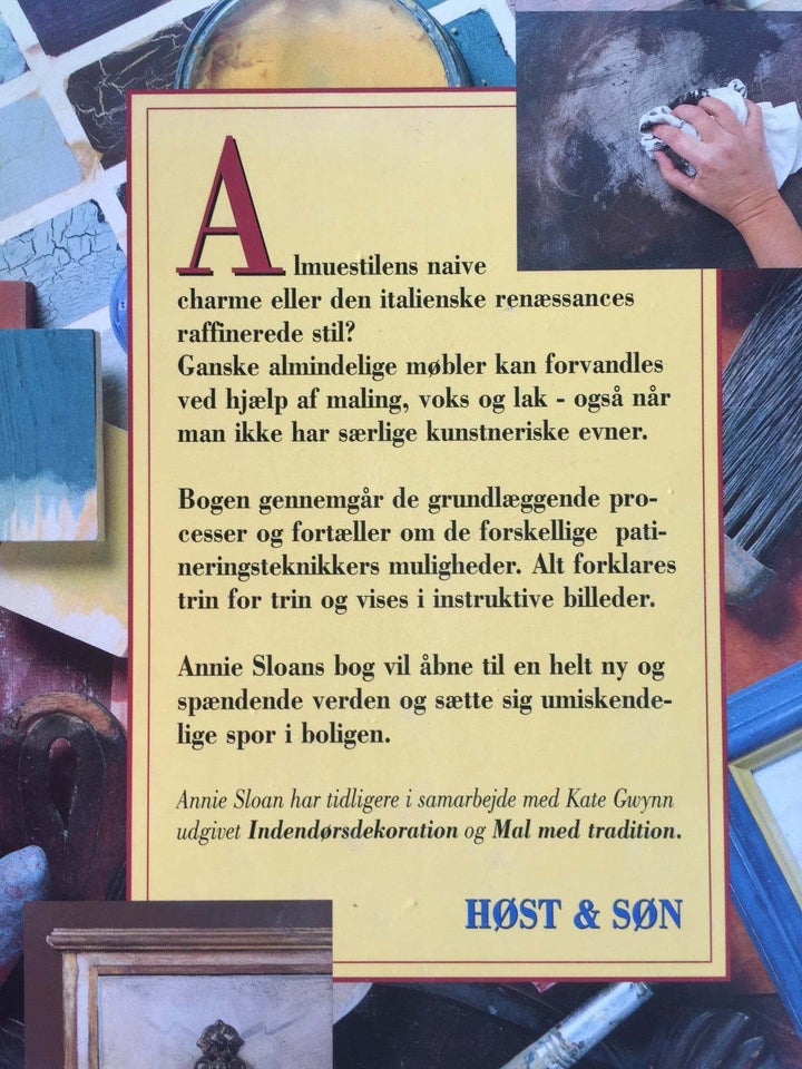 MAL MØBLER og andre ting af TRÆ, Annie Sloan - 1996, emne: