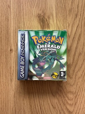 Pokemon Emerald, Gameboy Advance, Testet og virker som det skal. Se billeder for stand. Kan sendes p
