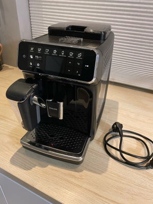 Espressomaskine, Philips, Philips espressomaskine EP4341 ca 2,5 år gammel, virker upåklageligt. 
BEM