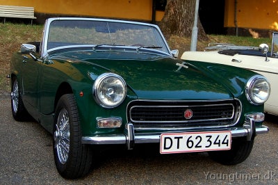MG Midget, 1,3 Roadster, Benzin, 1970, grøn, 2-dørs, MG Midget årgang 1970 m. 1275 ccm motor. 
Super