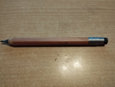 Kuglepenne, Muji blyant, Ny 2 mm blyant af træ fra Muji ... med viskelæder