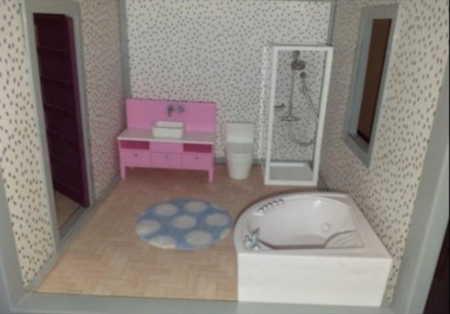 Dukkehus-møbler, Lundby badeværelse