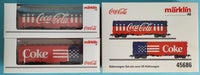 Modeltog, Märklin H0 # 45686 US Coca Cola vogne