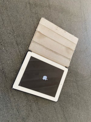 iPad 4, 16 GB, hvid, God, Model A1458, ultimo 2012. Fin iPad der er nulstillet og klar til opsætning