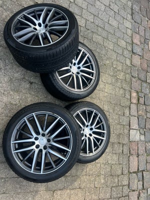 Alufælge, 19", andet mærke, vinterdæk, Pirelli, 5-6 mønster, fælge med dæk, Fede originale Maserati 