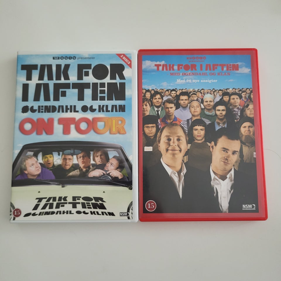 Tak for i aften sæson 1+2, DVD, komedie