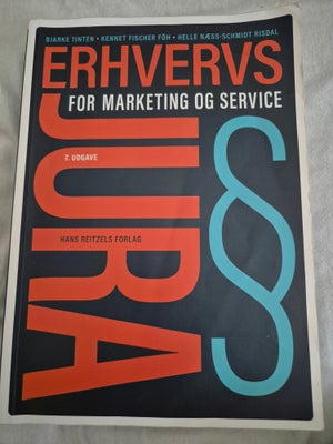 Erhvervs Jura for marketing og service, Hans Reitzels forlag, 7 udgave, I rigtig god stand.
Ikke skr