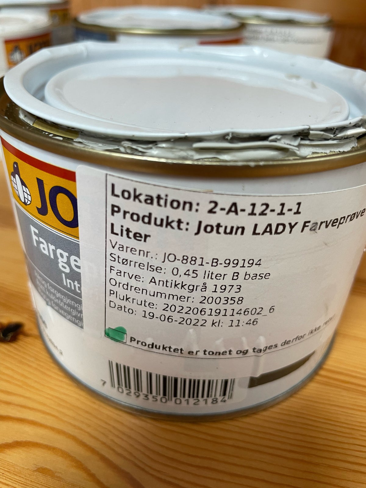 Farveprøver , Jotun , 0,5 liter