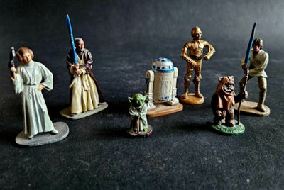 Samlefigurer, 7 x Star Wars figurer, 7 Fine metalfigurer fra Star Wars 2005-7 sælges.
Ideelt til eth