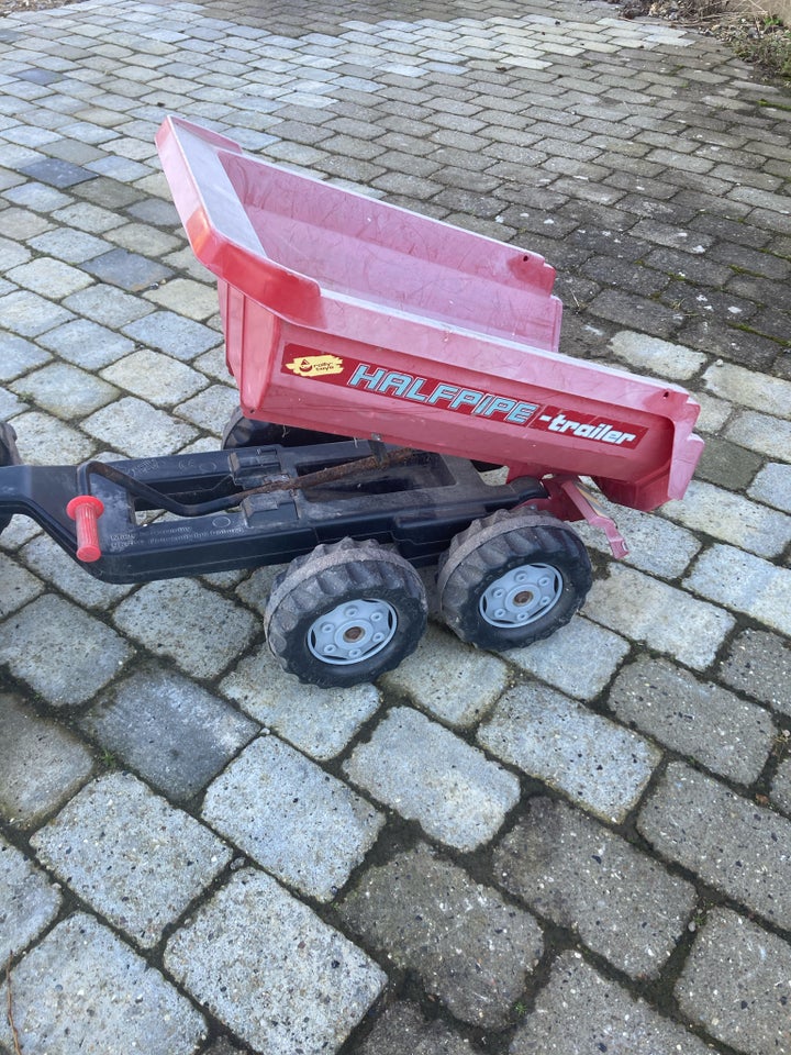 Pedal traktor med anhænger, Rolly toys