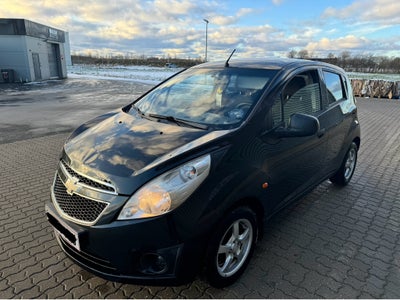 Chevrolet Spark, 1,0 LS, Benzin, 2011, km 224000, sortmetal, nysynet, ABS, airbag, 5-dørs, centrallå