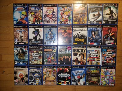 Ps2 spil, PS2, God stand, 28 stk. nogle enkelte kan have lidt overfladeridser, men generelt flotte, 