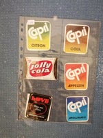 Capri/Jolly/Lolland Falster Sodavands Etiketter